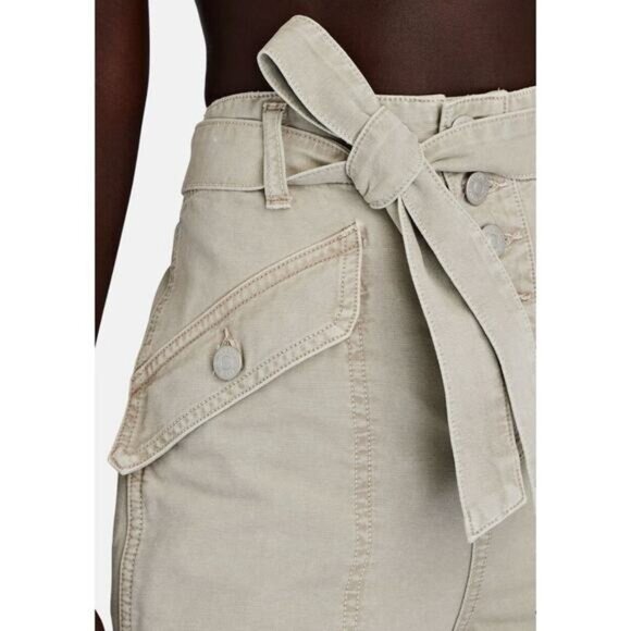 Rinley Straight-Leg Pant From Veronica Beard Stone Size 30 NEW Cropped Ultra Hig - Picture 7 of 9